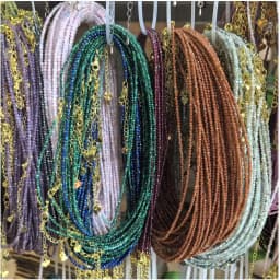 Simple Bohemian Natural Stone Cut the Shiny Beads Necklace Bracelet Set for Women Charms Fashion Female Party Gift Jewelry