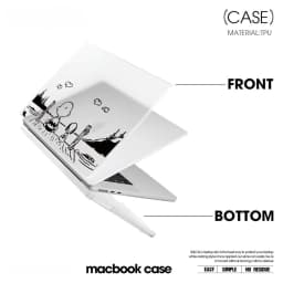 Creative Laptop Case For Macbook Air13.3 A2337 Pro13.3 A2338 Pro14 A2779 Air13.6 A3113 15.3 A3114 Transparent Hard Shell