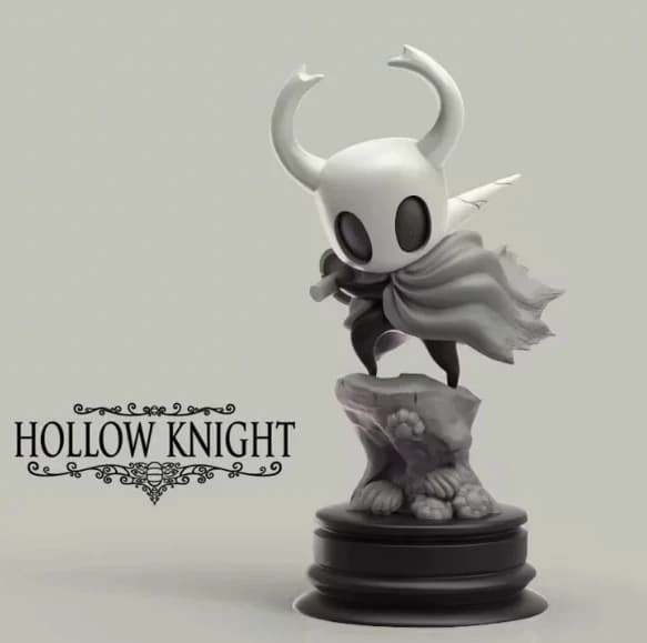 Hollow Knight Battle Car Cake Decoration Figure Model Toys 12cm
