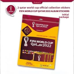 Genuine PANINI Road To FIFA World Cup Qatar 2022 Official Football Stickers Licensed Collectible Merchandise Album Refill Gift