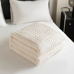 New Tafu Velvet Autumn Warm Blanket Soft Skin-friendly Cozy Waffle Sofa Blanket Winter Warmth Antistatic Multifunctional Blanket