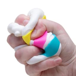 Schylling Needoh Peace O' Cake Fidget Sensory Toy Soft Non‑Toxic Stretch TPR Fingertip Anxiety Relief Decompression Desk Gift