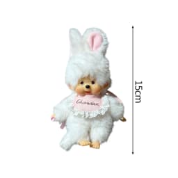 Monchhichi Plush Keychain Kawaii Monchichi Pendant Backpack Charms Cartoon Monchich Keyring Party Favor Gifts 키티 몬치치 モンチッチ