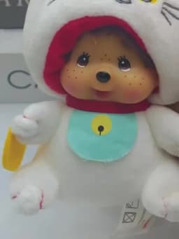 Monchhichi Plush Keychain Kawaii Monchichi Pendant Backpack Charms Cartoon Monchich Keyring Party Favor Gifts 키티 몬치치 モンチッチ