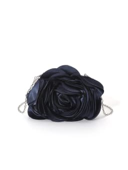 Fashion Pink Flower Petal Banquet Floral Dress Purse Evening Day Clutch Bag Women Luxury Prom Party Wedding Day Bag