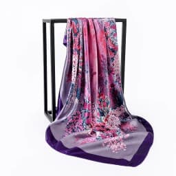 90cm Square Shawls Women Hijab Scarf For Hair Fashion Print Kerchief Neck Scarves Female Silk Satin Bag Scarfs For Ladies Banada
