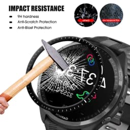 For Garmin Forerunner 965 3D Curved Film Anri-scratch Ultra-thin Screen Protector for Garmin Forerunner 965 Watch Accessories