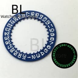 NH35 Luminous Watch Calendar Disc Black White Green Blue Date Wheel For NH34 NH35 MovementS Modified Repair ToolS 3.0/3.8 Crown