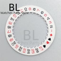 NH35 Luminous Watch Calendar Disc Black White Green Blue Date Wheel For NH34 NH35 MovementS Modified Repair ToolS 3.0/3.8 Crown
