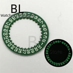 NH35 Luminous Watch Calendar Disc Black White Green Blue Date Wheel For NH34 NH35 MovementS Modified Repair ToolS 3.0/3.8 Crown