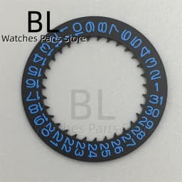 NH35 Luminous Watch Calendar Disc Black White Green Blue Date Wheel For NH34 NH35 MovementS Modified Repair ToolS 3.0/3.8 Crown