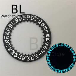 NH35 Luminous Watch Calendar Disc Black White Green Blue Date Wheel For NH34 NH35 MovementS Modified Repair ToolS 3.0/3.8 Crown
