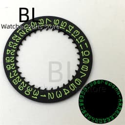 NH35 Luminous Watch Calendar Disc Black White Green Blue Date Wheel For NH34 NH35 MovementS Modified Repair ToolS 3.0/3.8 Crown