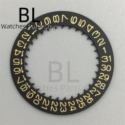 NH35 Luminous Watch Calendar Disc Black White Green Blue Date Wheel For NH34 NH35 MovementS Modified Repair ToolS 3.0/3.8 Crown