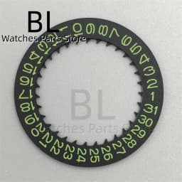 NH35 Luminous Watch Calendar Disc Black White Green Blue Date Wheel For NH34 NH35 MovementS Modified Repair ToolS 3.0/3.8 Crown