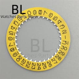 NH35 Luminous Watch Calendar Disc Black White Green Blue Date Wheel For NH34 NH35 MovementS Modified Repair ToolS 3.0/3.8 Crown