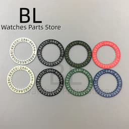 NH35 Luminous Watch Calendar Disc Black White Green Blue Date Wheel For NH34 NH35 MovementS Modified Repair ToolS 3.0/3.8 Crown