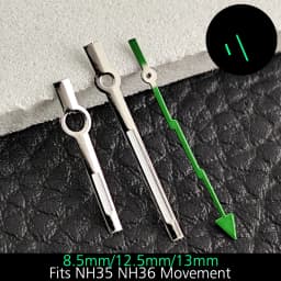 28.5MM Watch Dial Luminous Dial Fit NH35/M8215/E2824 Movement Accessories Watch Parts Watch For Man Sterile Dial NH35 Hands