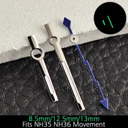 28.5MM Watch Dial Luminous Dial Fit NH35/M8215/E2824 Movement Accessories Watch Parts Watch For Man Sterile Dial NH35 Hands