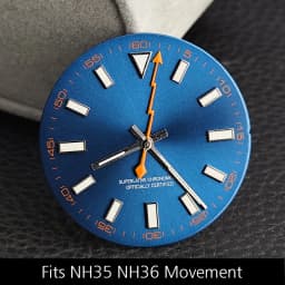 28.5MM Watch Dial Luminous Dial Fit NH35/M8215/E2824 Movement Accessories Watch Parts Watch For Man Sterile Dial NH35 Hands