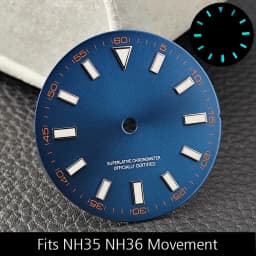 28.5MM Watch Dial Luminous Dial Fit NH35/M8215/E2824 Movement Accessories Watch Parts Watch For Man Sterile Dial NH35 Hands