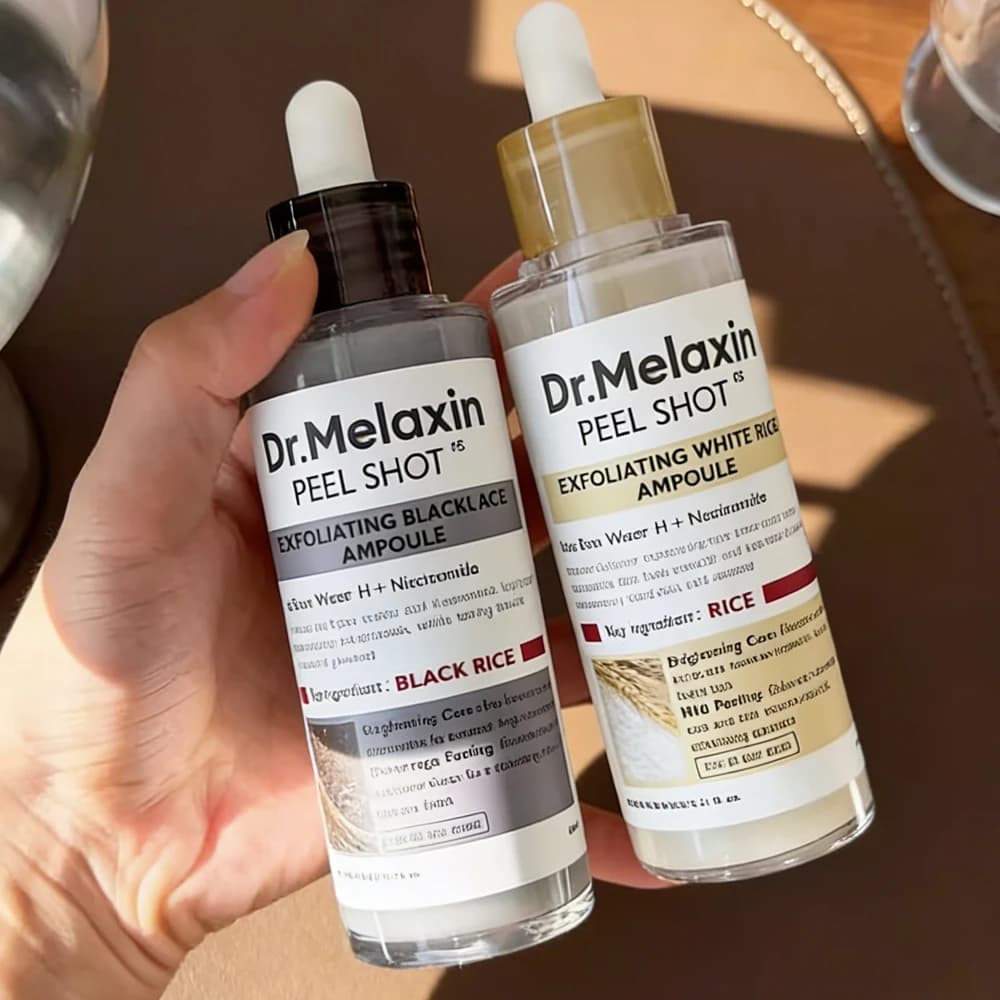 Dr.Melaxin Essence Rice Exfoliating Serum Moisturizing Core Stick Cream Firming Repair Sunken Tear Trough Facial care eye cream
