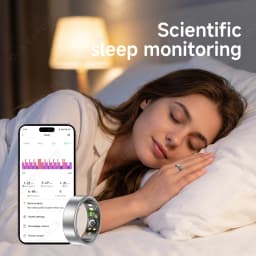 All Size(6-14) Smart Ring for Women Men Healthy Heart Rater Blood pressure Monitor Waterproof Take Photo Control Smartring S R09