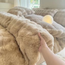 Bonenjoy 1pc Plush Duvet Cover Warm Quilts Cover Skin-friendly Bedding Solid Color Comforter Covers 이불커버 (No Pillowcase)