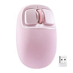 YUNZll C1 Silicone Wireless Mouse, Tri-Mode Bluetooth Mouse, Optical Tracking,Customize Mice for Laptop, Computer, iPad, MacBook