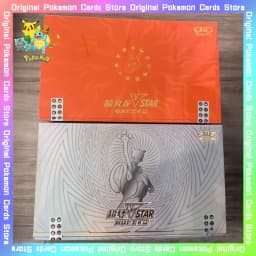 Genuine Original Pokemon PTCG Mewtwo VSTAR Gift Box Set Simplified Chinese Collectible Cards Trading Anime Peripheral Game Toys