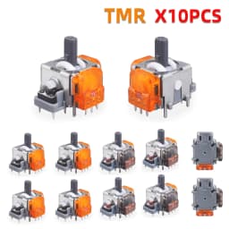 10Pcs Replacement TMR Effect Joystick 3D Analog Stick for DualSense PS5 PS4 Controller for Xbox Series X/S Repair Parts