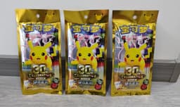 New 100% Genuine Pokemon Cards Pokemon 30th Celebration Coin Set Simplified Chinese Pokemon PTCG Exclusive Collectible Cards Toy