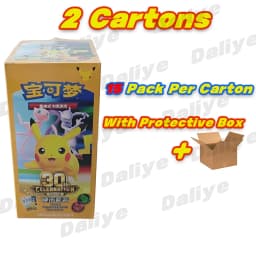 New 100% Genuine Pokemon Cards Pokemon 30th Celebration Coin Set Simplified Chinese Pokemon PTCG Exclusive Collectible Cards Toy