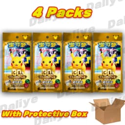 New 100% Genuine Pokemon Cards Pokemon 30th Celebration Coin Set Simplified Chinese Pokemon PTCG Exclusive Collectible Cards Toy