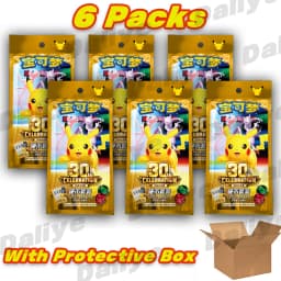 New 100% Genuine Pokemon Cards Pokemon 30th Celebration Coin Set Simplified Chinese Pokemon PTCG Exclusive Collectible Cards Toy
