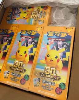 New 100% Genuine Pokemon Cards Pokemon 30th Celebration Coin Set Simplified Chinese Pokemon PTCG Exclusive Collectible Cards Toy