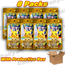 New 100% Genuine Pokemon Cards Pokemon 30th Celebration Coin Set Simplified Chinese Pokemon PTCG Exclusive Collectible Cards Toy