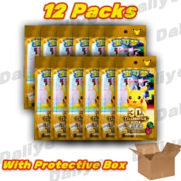 New 100% Genuine Pokemon Cards Pokemon 30th Celebration Coin Set Simplified Chinese Pokemon PTCG Exclusive Collectible Cards Toy