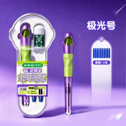 HERO P208 Magnetic Fountain Pen Mini Spaceship Galaxy Explore Cute Aesthetic Replaceable Ink Cartridges Student Calligraphy Pen