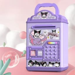 Sanrio New Hello Kitty Kuromi My Melody Cinnamoroll Kawaii Anime Cartoon Piggy Bank Good Looks Sense of Luxury Household Use