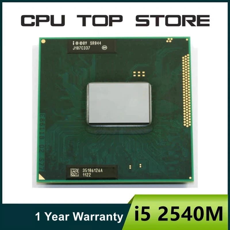 Intel Core i5 2540M Laptop CPU SR044 2.6GHz Dual-Core Quad-Thread notebook Processor Socket G2 / rPGA988B