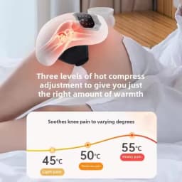 Smart Knee Massager Hot Compress Knee Relaxing Massager Infrared Heat and Vibration Knee Pain Relief Elbow Shoulder Massagers