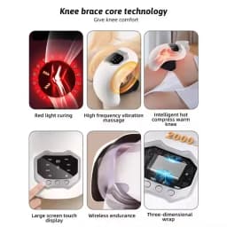 Smart Knee Massager Hot Compress Knee Relaxing Massager Infrared Heat and Vibration Knee Pain Relief Elbow Shoulder Massagers