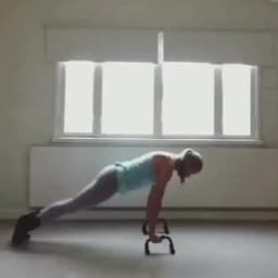 I-Shaped Prone Push Up Support Fitness Equipment for Chest Muscle Training Home Use Foam Pushup Stand for Strength Workout