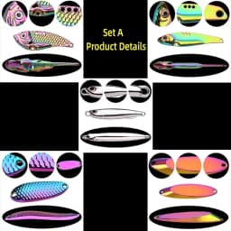 1/5pcs/lot Wobbler Lures 3g/10g/15g Metal Vib Fishing Lure Set Sinking Hard Metal VIB Sea Fishing Lures Artificial Pesca Bait