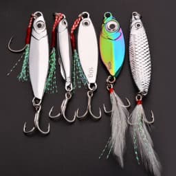 1/5pcs/lot Wobbler Lures 3g/10g/15g Metal Vib Fishing Lure Set Sinking Hard Metal VIB Sea Fishing Lures Artificial Pesca Bait