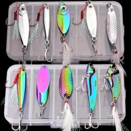 1/5pcs/lot Wobbler Lures 3g/10g/15g Metal Vib Fishing Lure Set Sinking Hard Metal VIB Sea Fishing Lures Artificial Pesca Bait
