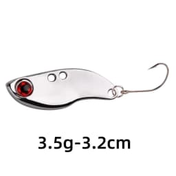1/5pcs/lot Wobbler Lures 3g/10g/15g Metal Vib Fishing Lure Set Sinking Hard Metal VIB Sea Fishing Lures Artificial Pesca Bait