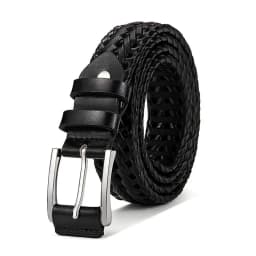 Men's Belt Casual Sports Hollow Woven Waistband Jeans Waistband, Gift for Dad or Boyfriend
