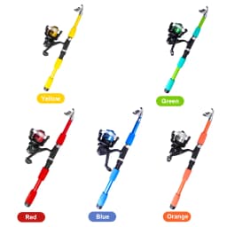 NGB 1.8/2.1m Telescopic Fishing Rod Reel Combo Full Kit Carbon Fiber Rod Pole Spinning Reel Fishing Bag Case Pesca Gear Set